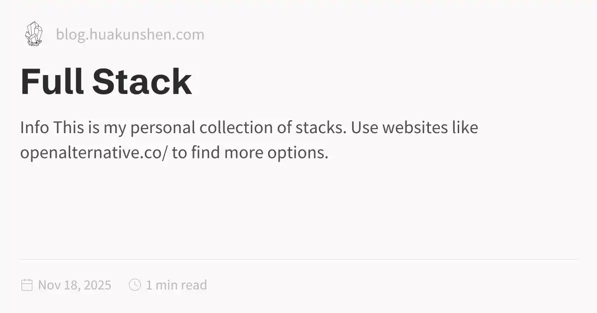 Full Stack