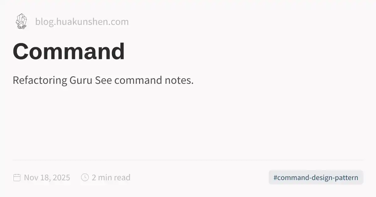 Command